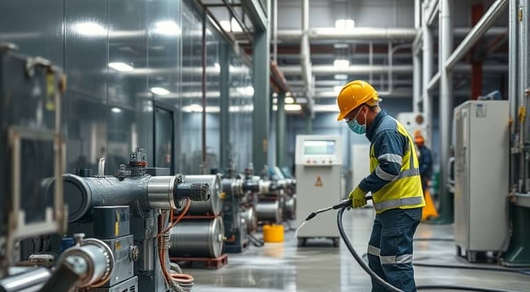 Industrial Cleaning Processes with Advanced Tools